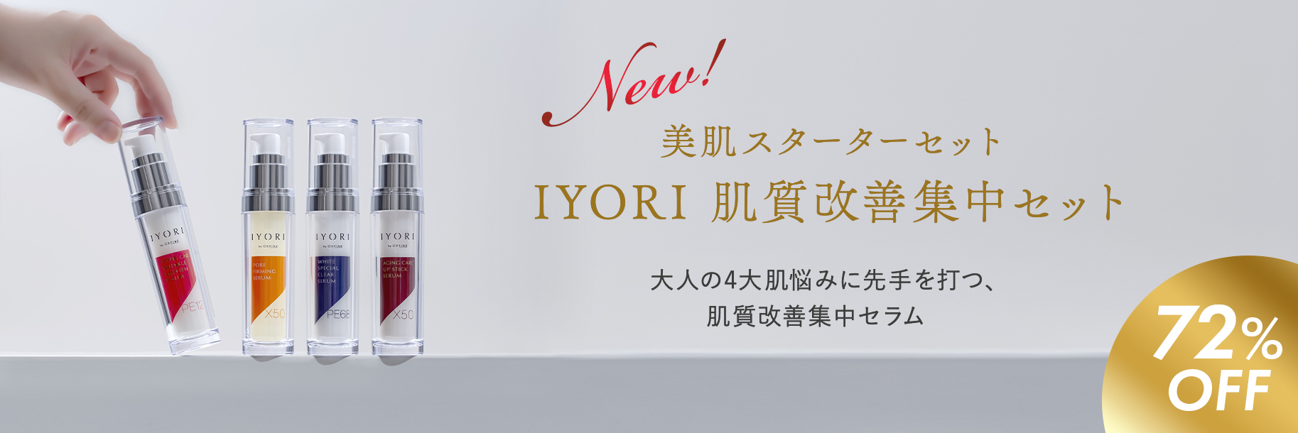 美肌スターターセット〈IYORI 肌質改善集中セット〉