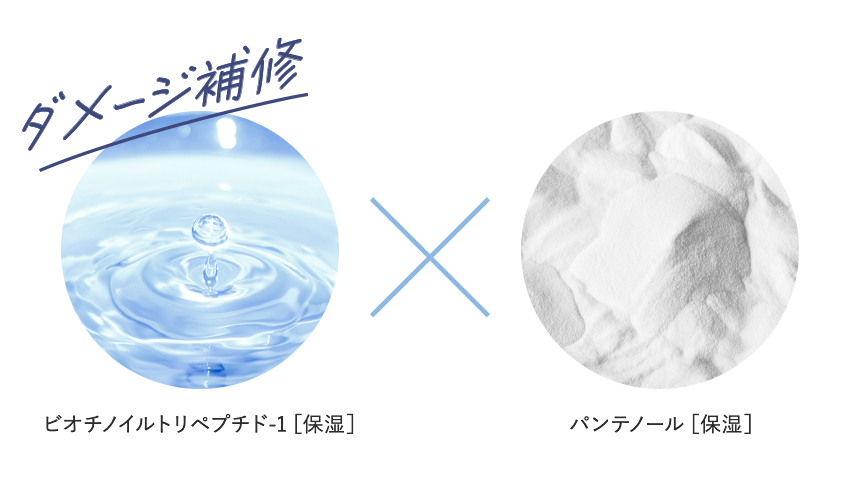 ビオチノイルトリペプチド×パンテノール